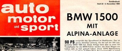 L'histoire d'ALPINA Automobiles